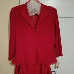 2pc Red Suit